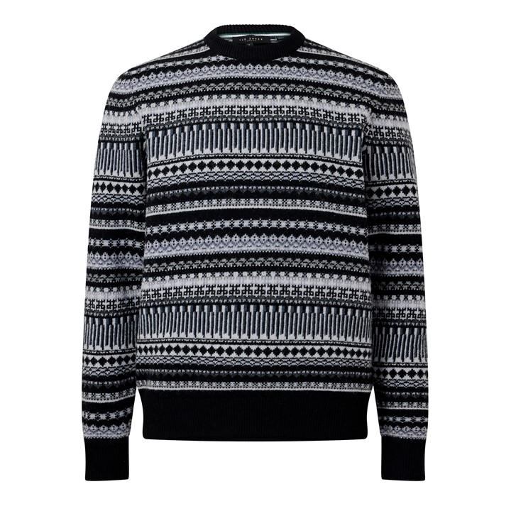 Ted Baker Men's Grey Ted Ls Crw Neck Knit Sn64 in Size XL, Sports Direct