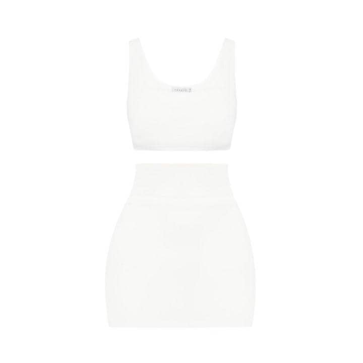 Honeyz Women's White Bandage Bodycon Skirt in Size 8, Sports Direct
