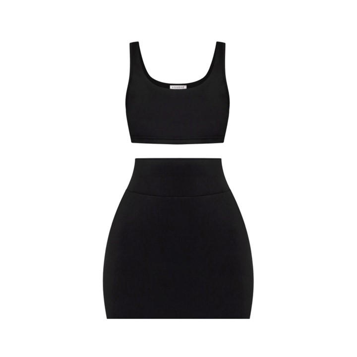 Honeyz Women's Black Bandage Bodycon Skirt in Size 14, Sports Direct
