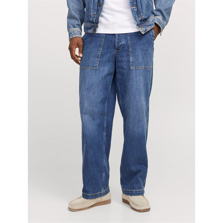 Jack and Jones Wide Jeans Mens - Blue