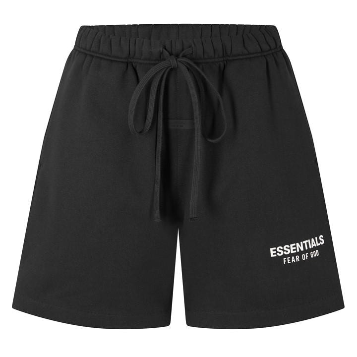 Fear Of God Essentials Women's Black Fleece Jogger Shorts in Size 12, Sports Direct