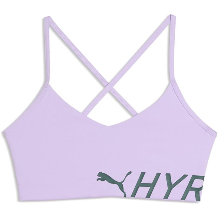 Puma Women's Purple Hyrox Non-Wired Medium Impact Sports Bra in Size 12, Sports Direct