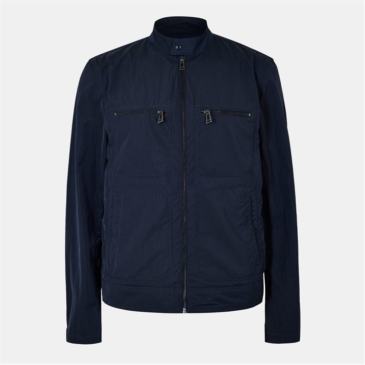 Belstaff Men's Blue Weather Resistant Bomber Jacket in Size L, Sports Direct