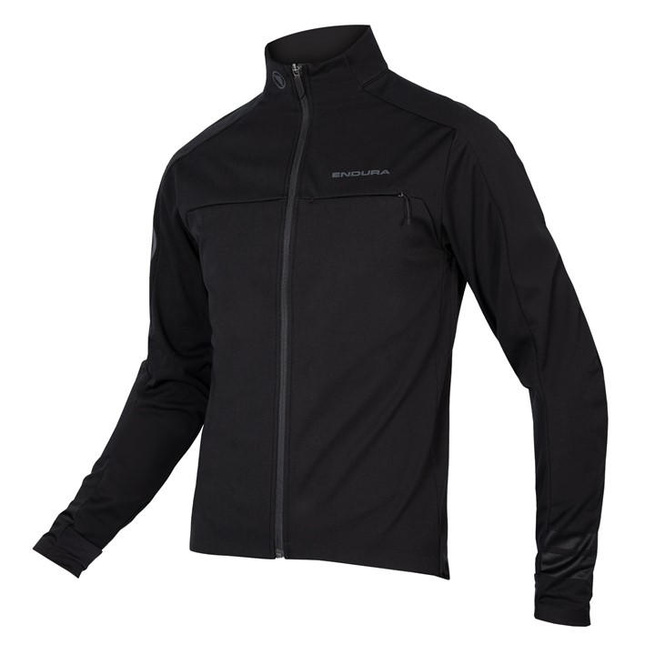 Endura Men's Black Windchill Ii Windproof Long Sleeve Performance Cycling Jacket in Size XL, Sports Direct