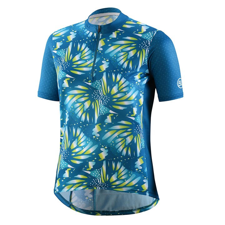 Bicycle Line Women's Blue Dalia Short Sleeve Upf 30+ Loose Fit Cycling Jersey in Size 14, Sports Direct