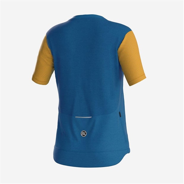 Niebieski Avio - Bicycle Line - Women's ZOE Half Zip Short Sleeve Cycling Jersey