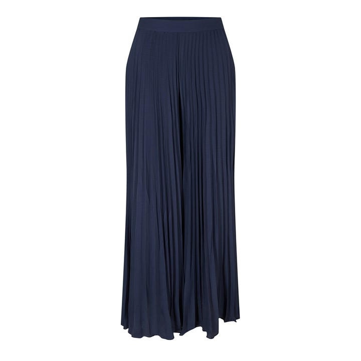 Ted Baker Women's Blue Pleated Trousers in Size 12, Sports Direct