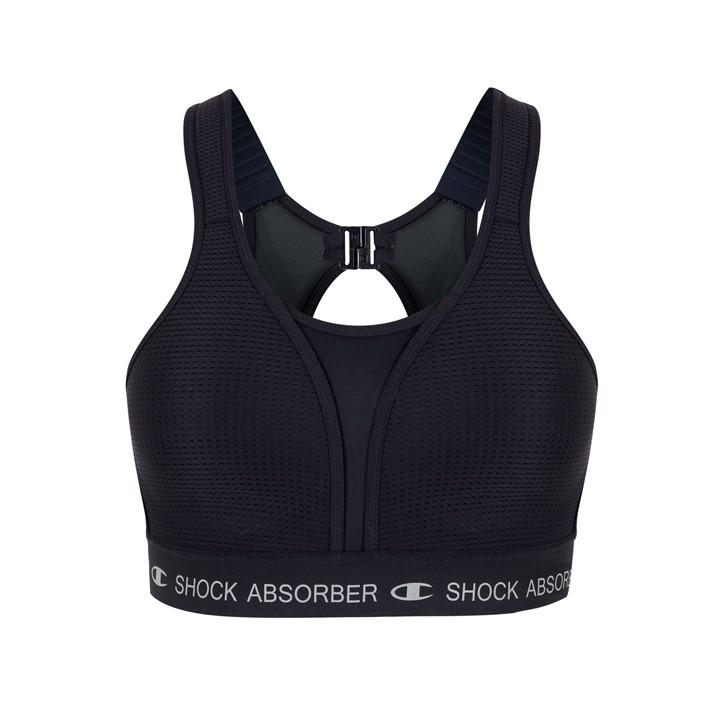 Shock Absorber Women's Black Ultimate Run Bra Padded in Size 34B, Sports Direct
