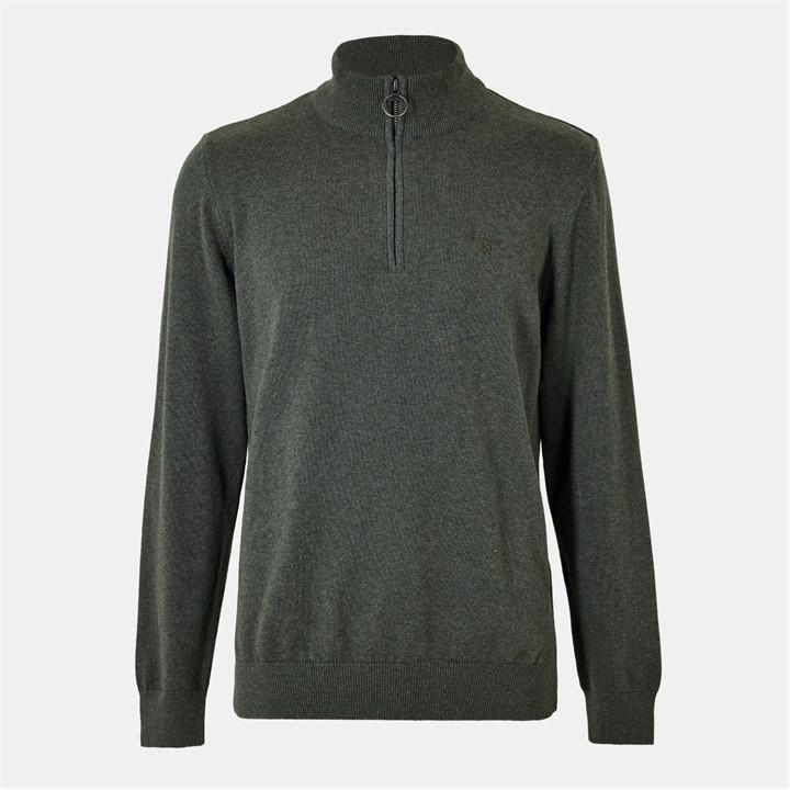 Barbour Men's Green Half-Zip Jumper in Size 2XL, Sports Direct