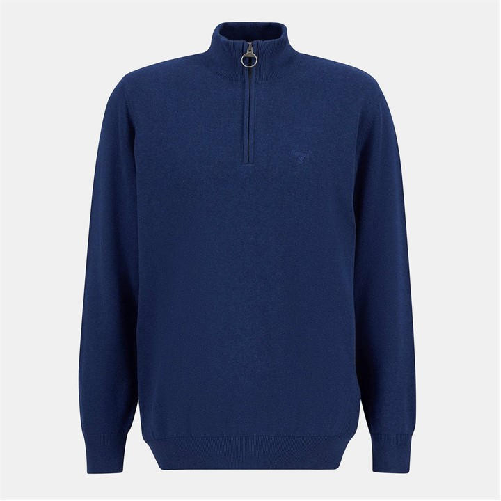 Barbour Men's Blue Half-Zip Jumper in Size 2XL, Sports Direct