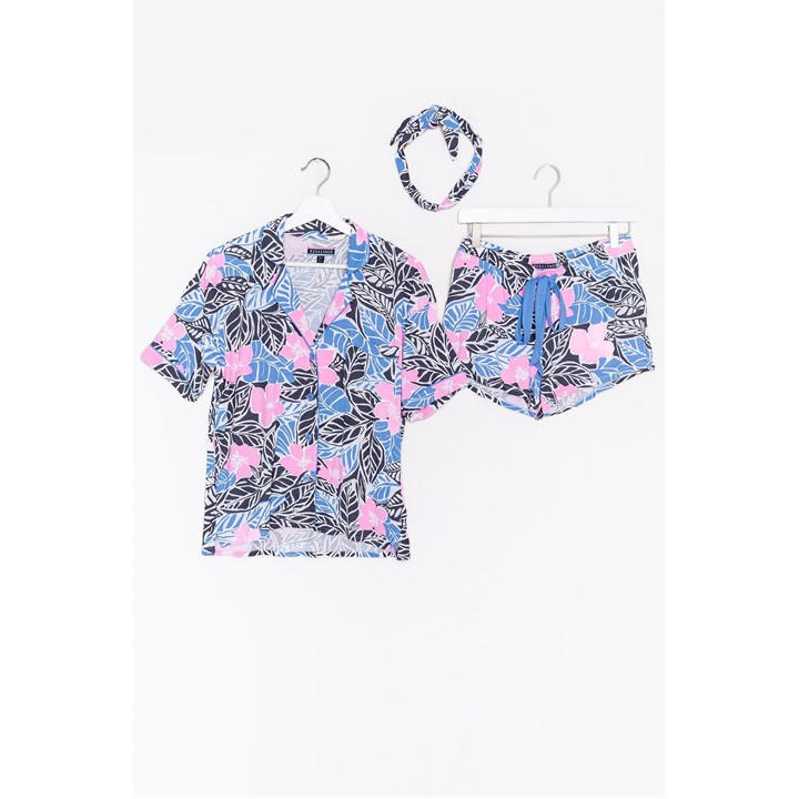 Pj Salvage Women's  Short-Sleeve Pyjama Sets in Size 8, Sports Direct