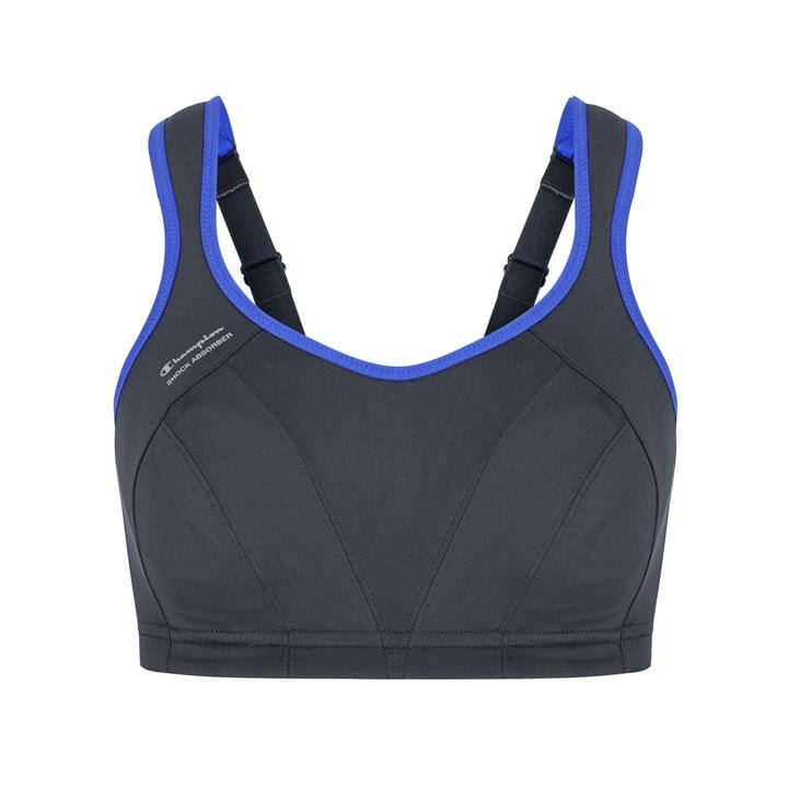 Shock Absorber Women's Grey Active  Sports Bra in Size 36C, Sports Direct