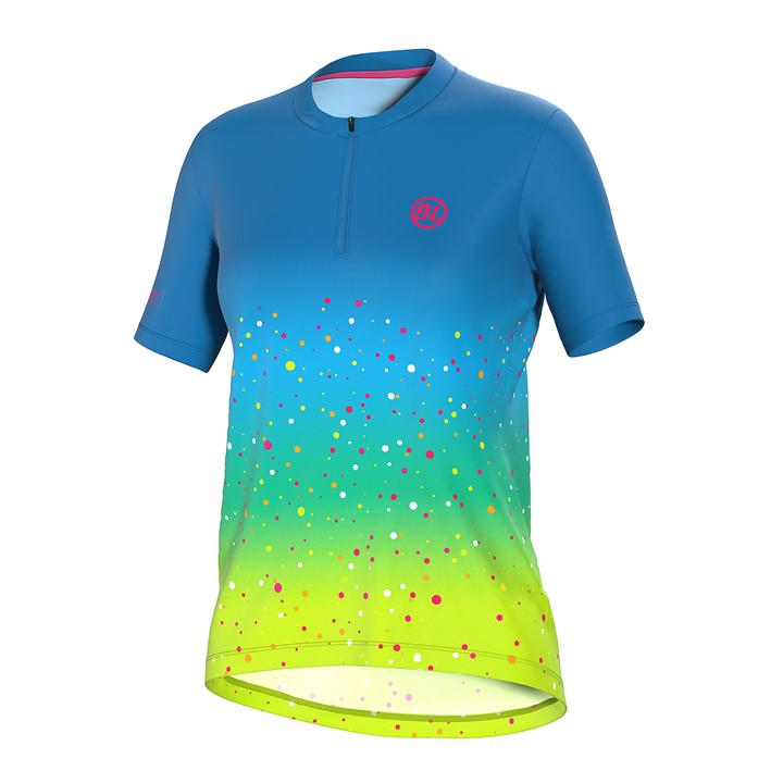 Bicycle Line Women's Blue Marostica Half Zip Upf 30+ Short Sleeve Cycling Jersey in Size 16, Sports Direct