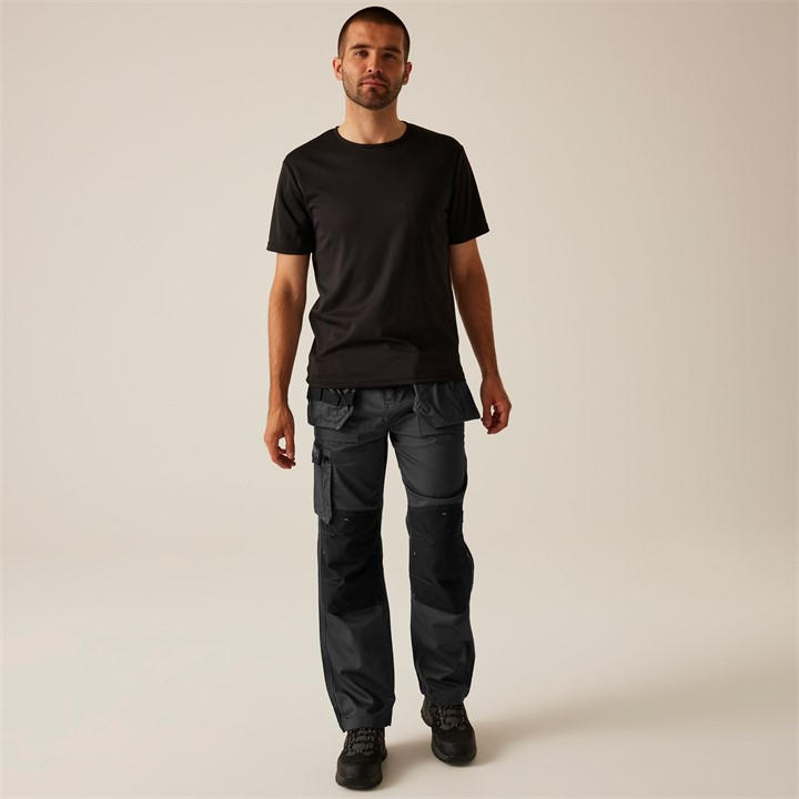 Regatta Men's Grey Incursion Workwear Trousers (Regular Leg) in Size 32, Sports Direct