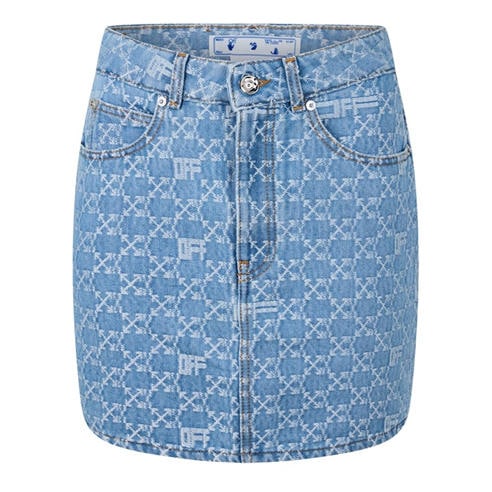 OFF WHITE - Women's Mono Arrow Logo Mini Skirt