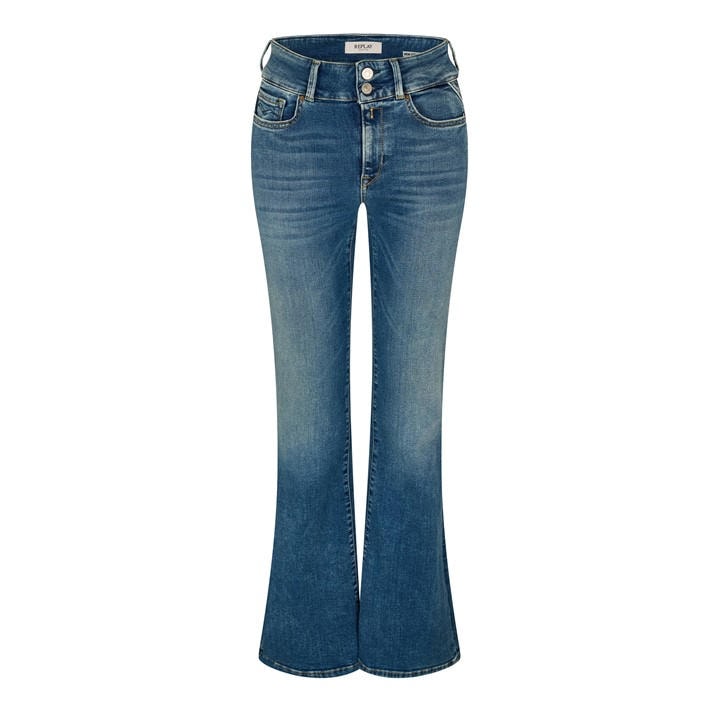 Replay Women's Blue New Luz Bootcut Jeans in Size 27 L32, Sports Direct