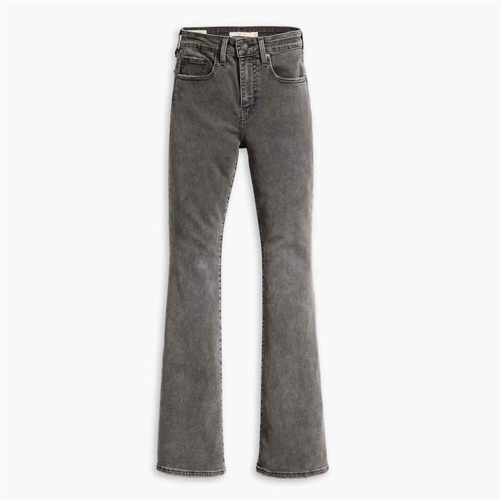Levis Women's Black 726 High Rise Flare Jeans in Size 31 R, Sports Direct