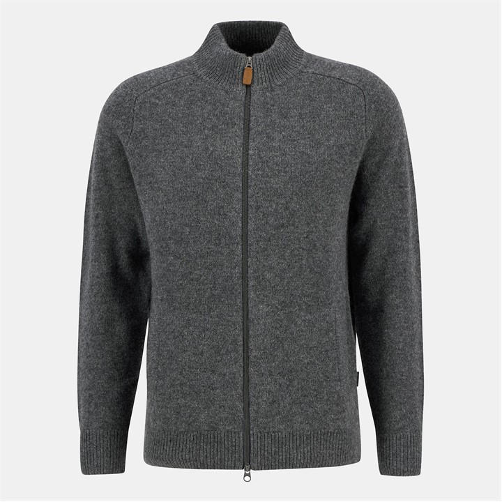 Barbour Men's Grey Talder Zipped Jumper in Size L, Sports Direct