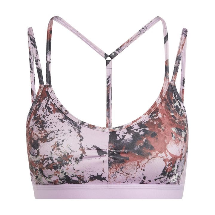 Adidas Women's Purple Non Wired Low Impact Sports Bra in Size 32B, Sports Direct