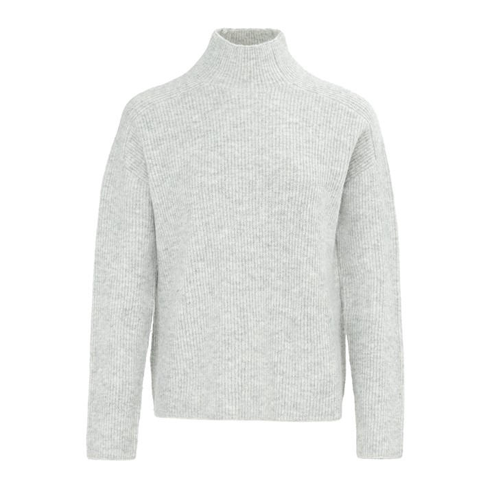Miso Women's Grey Rib Jumper in Size 12, Sports Direct