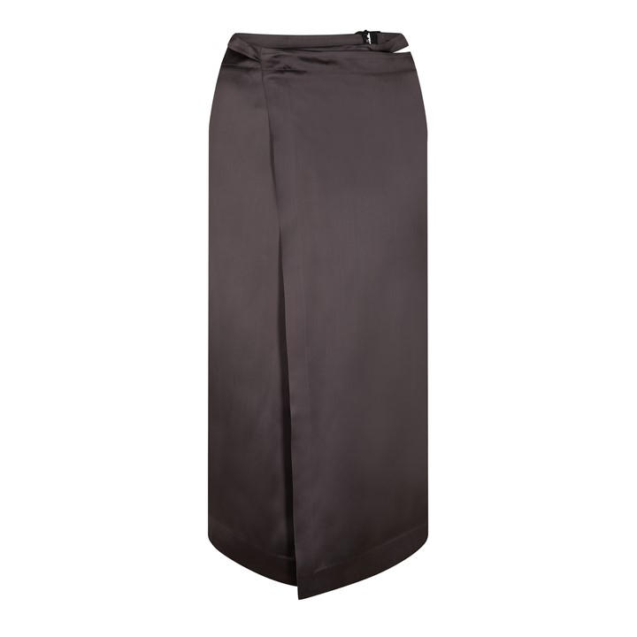 Off White Women's Black Duchesse Skirt in Size 10, Sports Direct