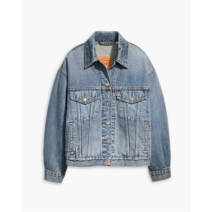 Levis Women's Blue Trucker Be Kind Rewind Denim Jacket in Size 8, Sports Direct