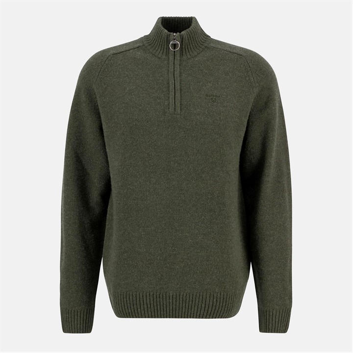 Barbour Men's Green Grangetown Half Zip Jumper in Size 2XL, Sports Direct