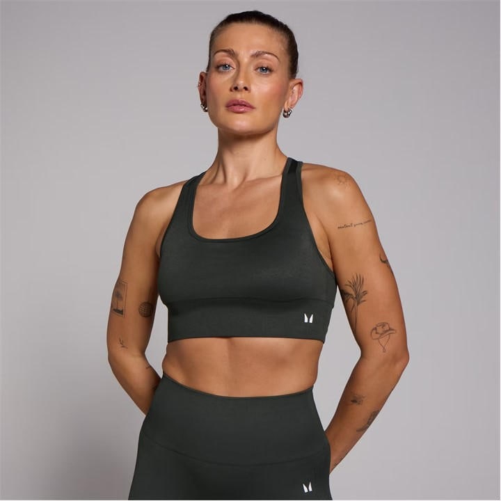 Myprotein Women's Grey Low Impact Sports Bra in Size 12, Sports Direct