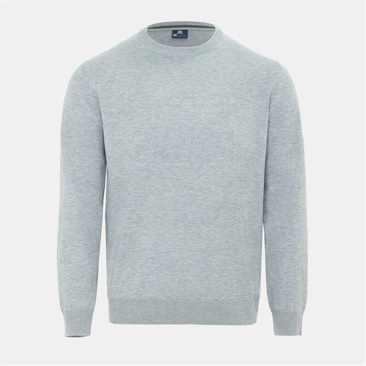 Giorgio Men's Grey Crew Neck Sweater Knit in Size 2XL, Sports Direct