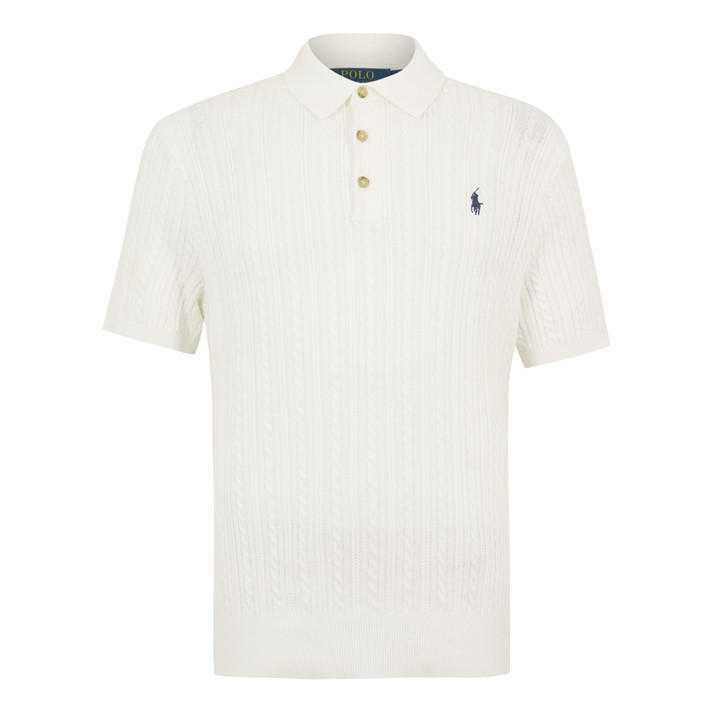 Polo Ralph Lauren Men's White Crew Neck Jumper in Size XL, Sports Direct