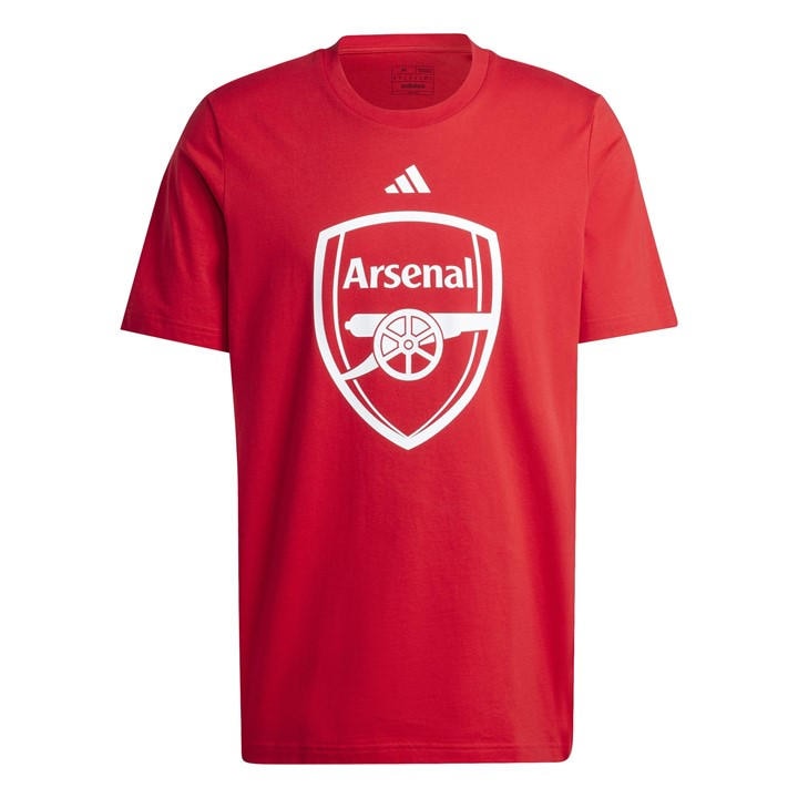 Adidas Men's Red Afc Dna Gr Tee T-Shirt in Size M, Sports Direct