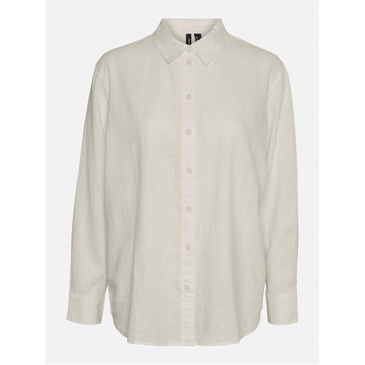 Vero Moda Women's Blue Long Sleeve Plain Shirt in Size 16, Sports Direct