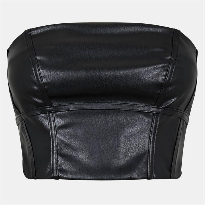 Missy Empire Women's Black Corset Top in Size 14, Sports Direct