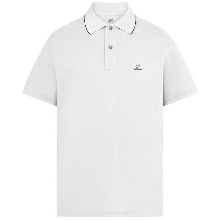 Cp Company Men's White Polo Shirt in Size L, Sports Direct
