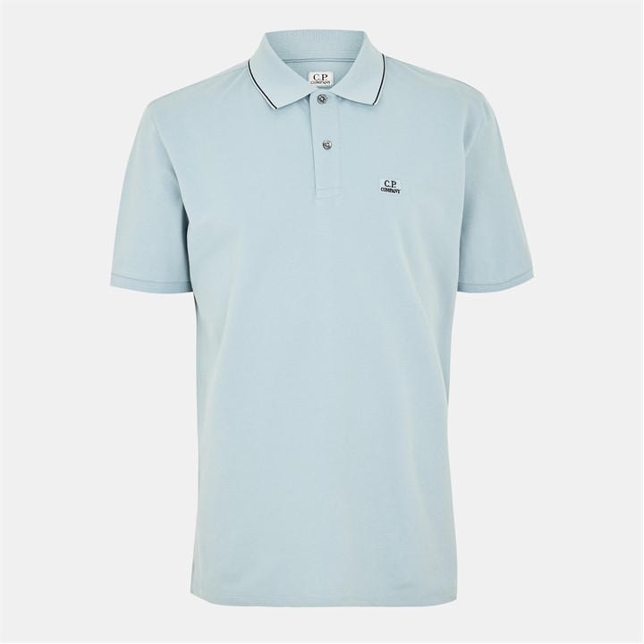 Cp Company Men's Blue Polo Shirt in Size L, Sports Direct