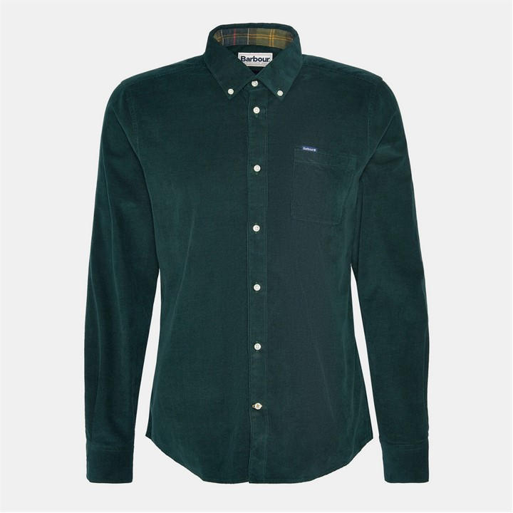 Barbour Men's Green Ramsey Shirt in Size 2XL, Sports Direct