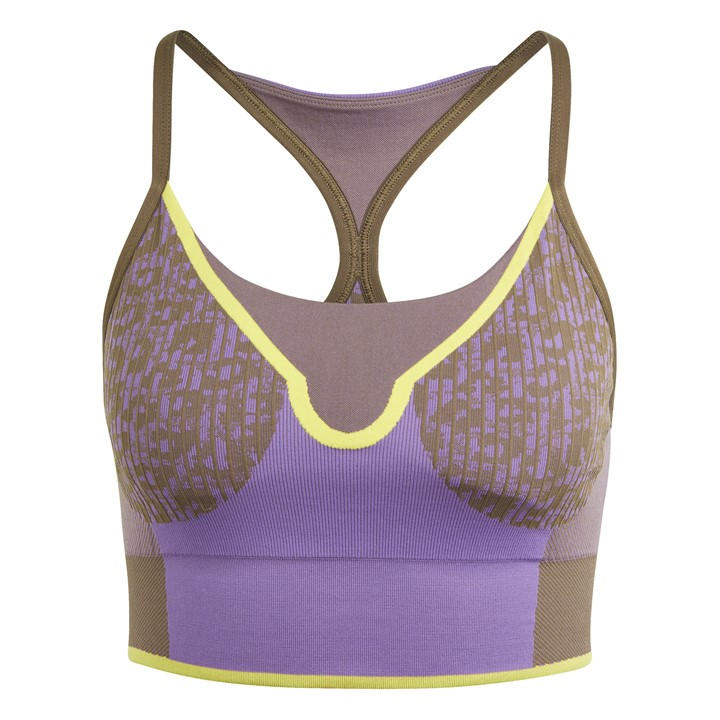 Adidas Women's Green Non Wired Medium Impact Sports Bra in Size XS, Sports Direct