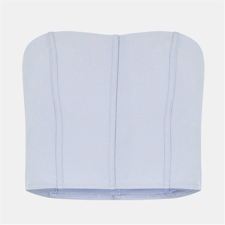 Missy Empire Women's Grey Corset Top in Size 12, Sports Direct