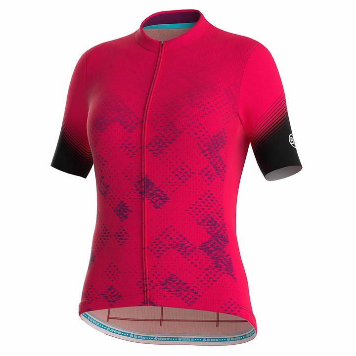 Bicycle Line Women's Red Tracy S2 Short Sleeve Cycling Jersey in Size 14, Sports Direct