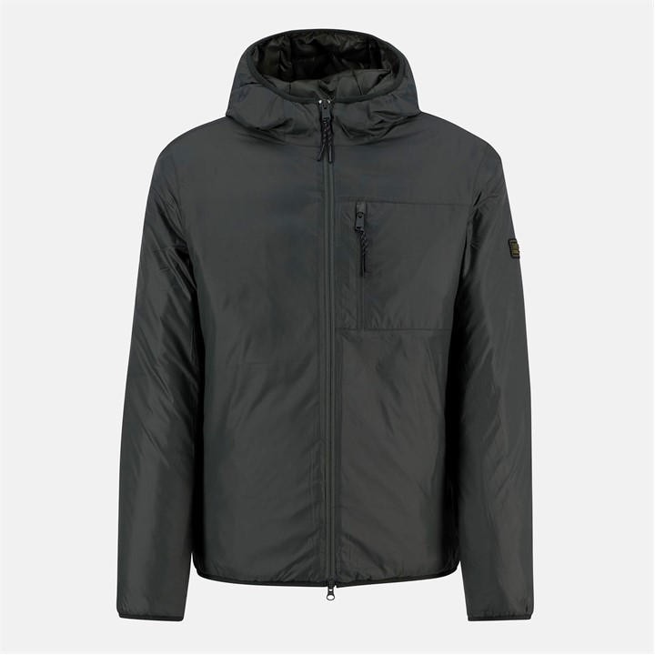 International  Men's  Lumley Hooded Long Sleeve Full Zip Quilted Jacket, Football by Barbour  in Size XL, Sports Direct
