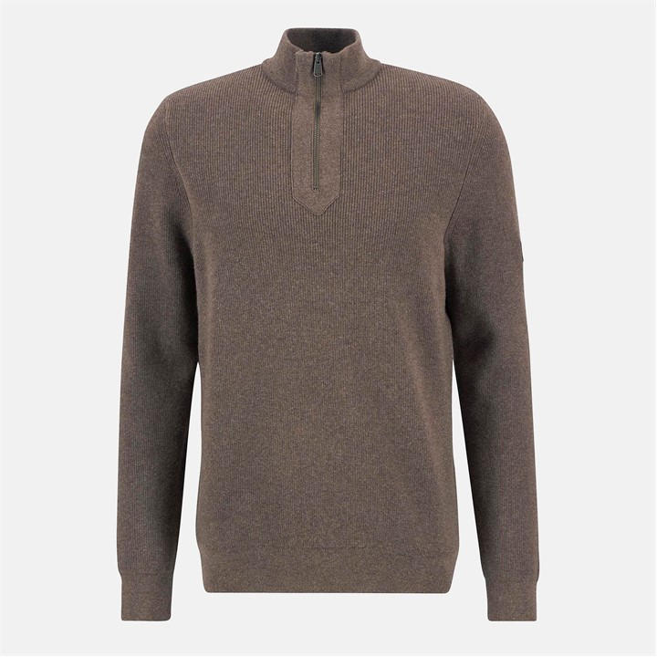 International  Men's  Crawley Half Zip Jumper, Football by Barbour  in Size L, Sports Direct