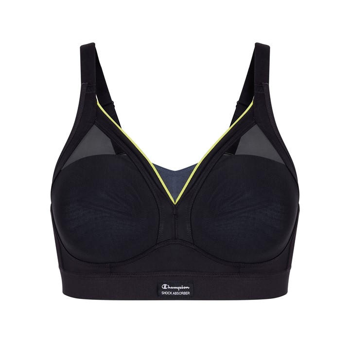Shock Absorber Women's Black Active Shape Support Sports Bra in Size 34C, Sports Direct