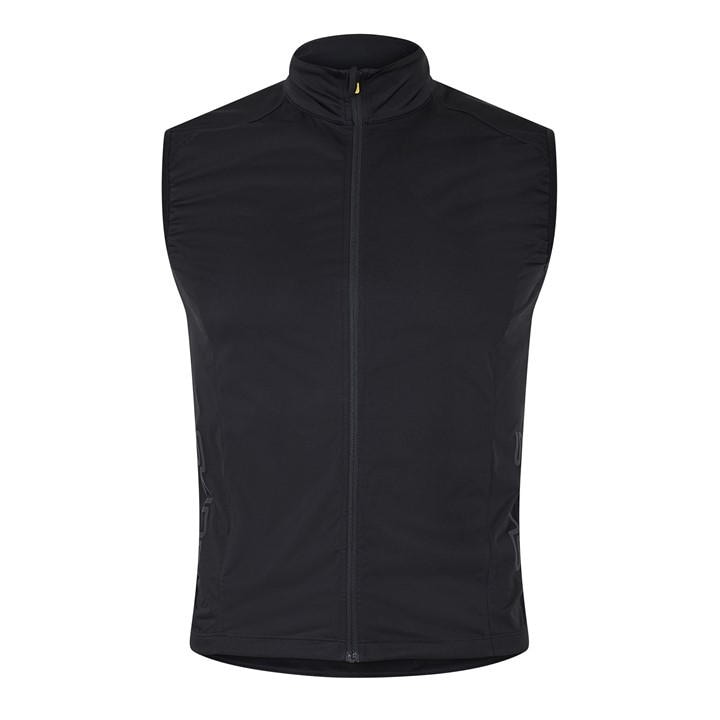 Skins Men's Black Cycling Windproof Vest in Size XS, Sports Direct