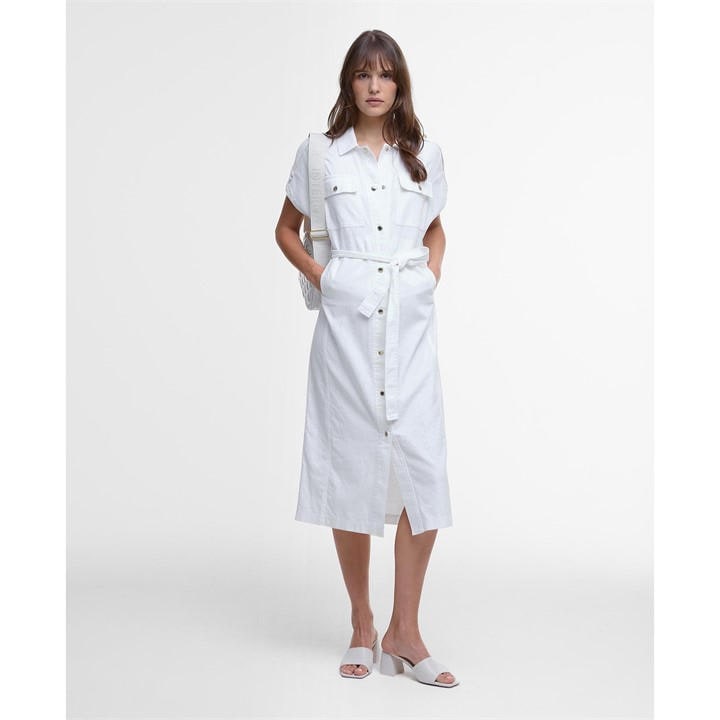 International  Women's  Harlow Midi Dress, Football by Barbour  in Size 12, Sports Direct