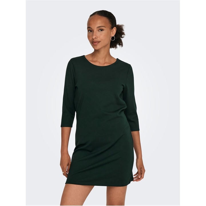 Only Women's Green Jersey A Line Dress in Size 12, Sports Direct