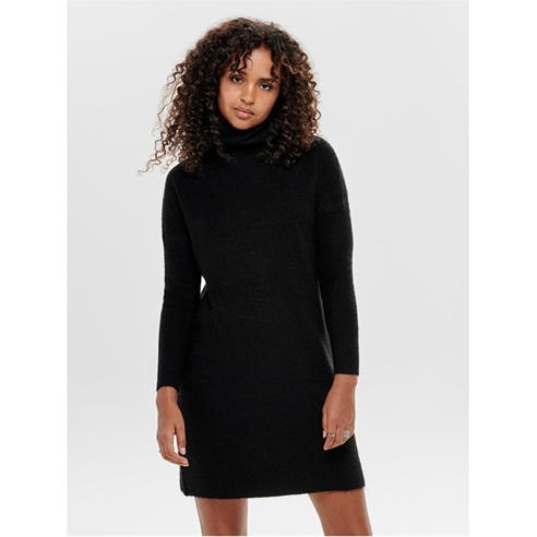 Only - Women's Cowl Neck Jumper Dress