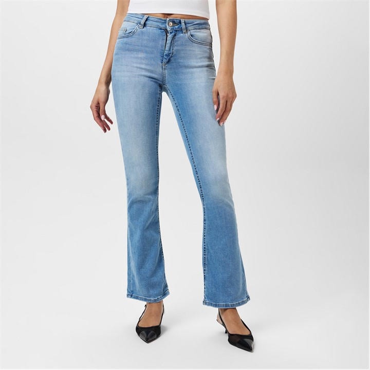 Only Women's Blue Flared Bootcut Jeans in Size 30 S, Sports Direct