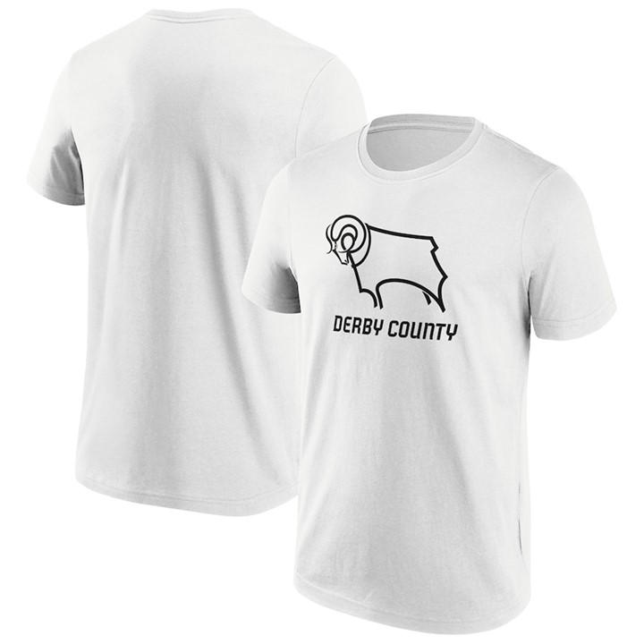 Derby Men's Essential Logo T-Shirt, Football by Team in Size M, Sports Direct