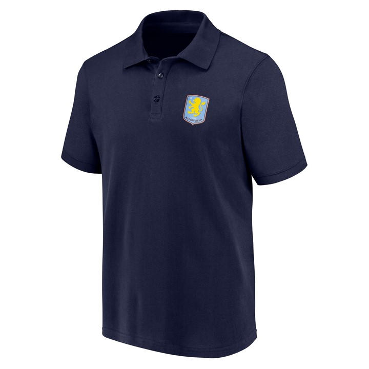 Aston Villa Men's Aston Crest Polo, Football by Team in Size M, Sports Direct