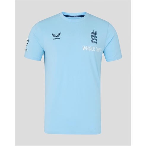Castore - Mens 26/27 England Cricket Crew Neck T-Shirt